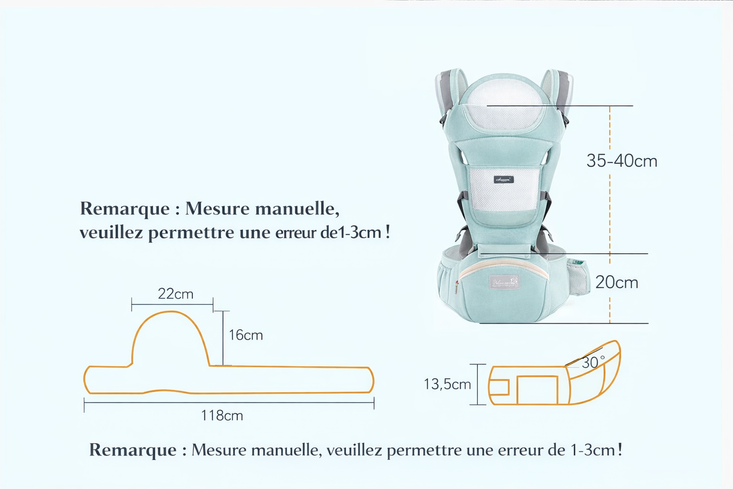 Porte-Bébé Ergonomique 0-36 Mois 👶