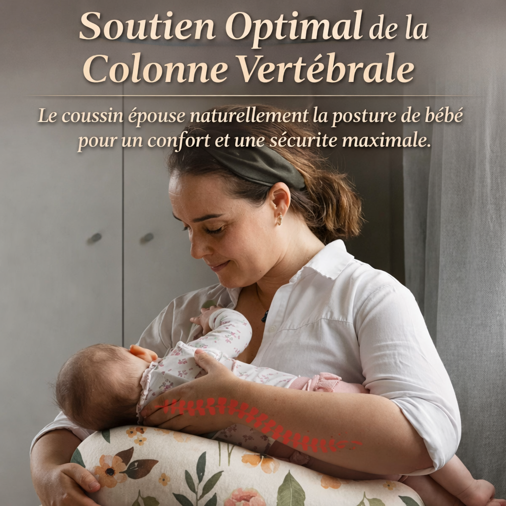 Coussin d’Allaitement Bébé Multifonction en U 👶🍼