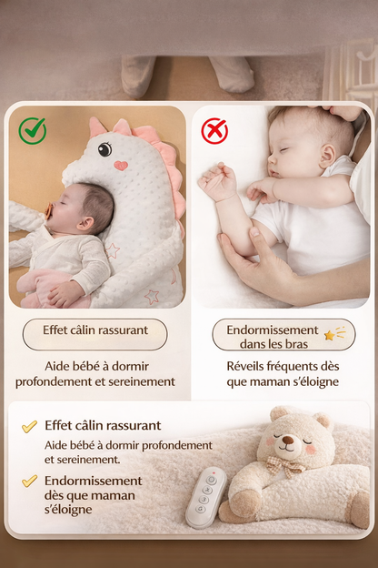 Doudou Apaisant Bébé Automatique avec Tapotement 👶💤