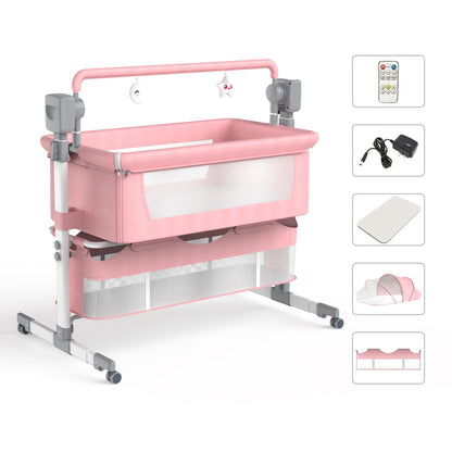 Berceau Bébé Électrique Automatique avec Télécommande 👶🛏️