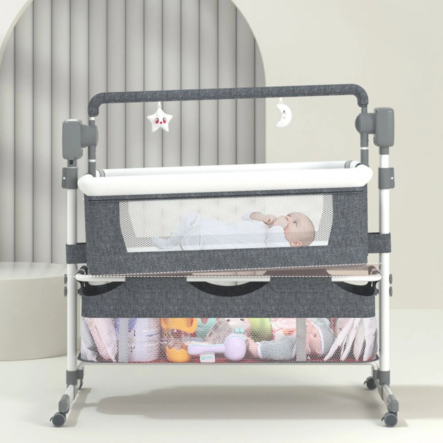 Berceau Bébé Électrique Automatique avec Télécommande 👶🛏️