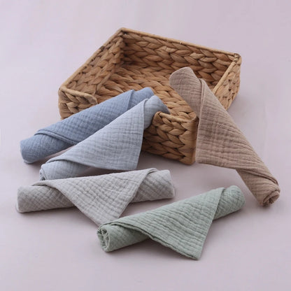 Lot 5 Lingettes Bébé en Coton Ultra Doux