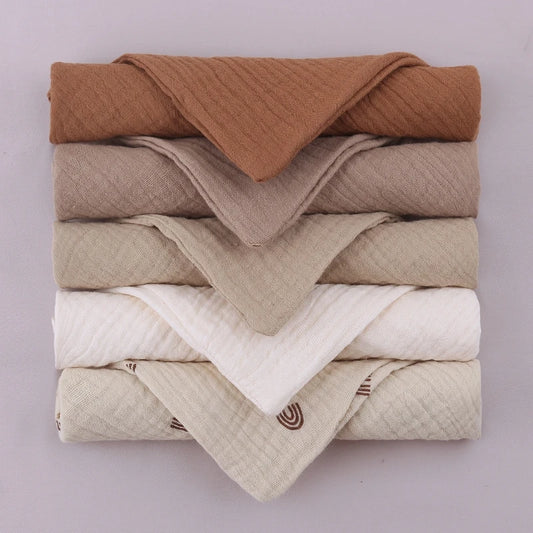 Lot 5 Lingettes Bébé en Coton Ultra Doux