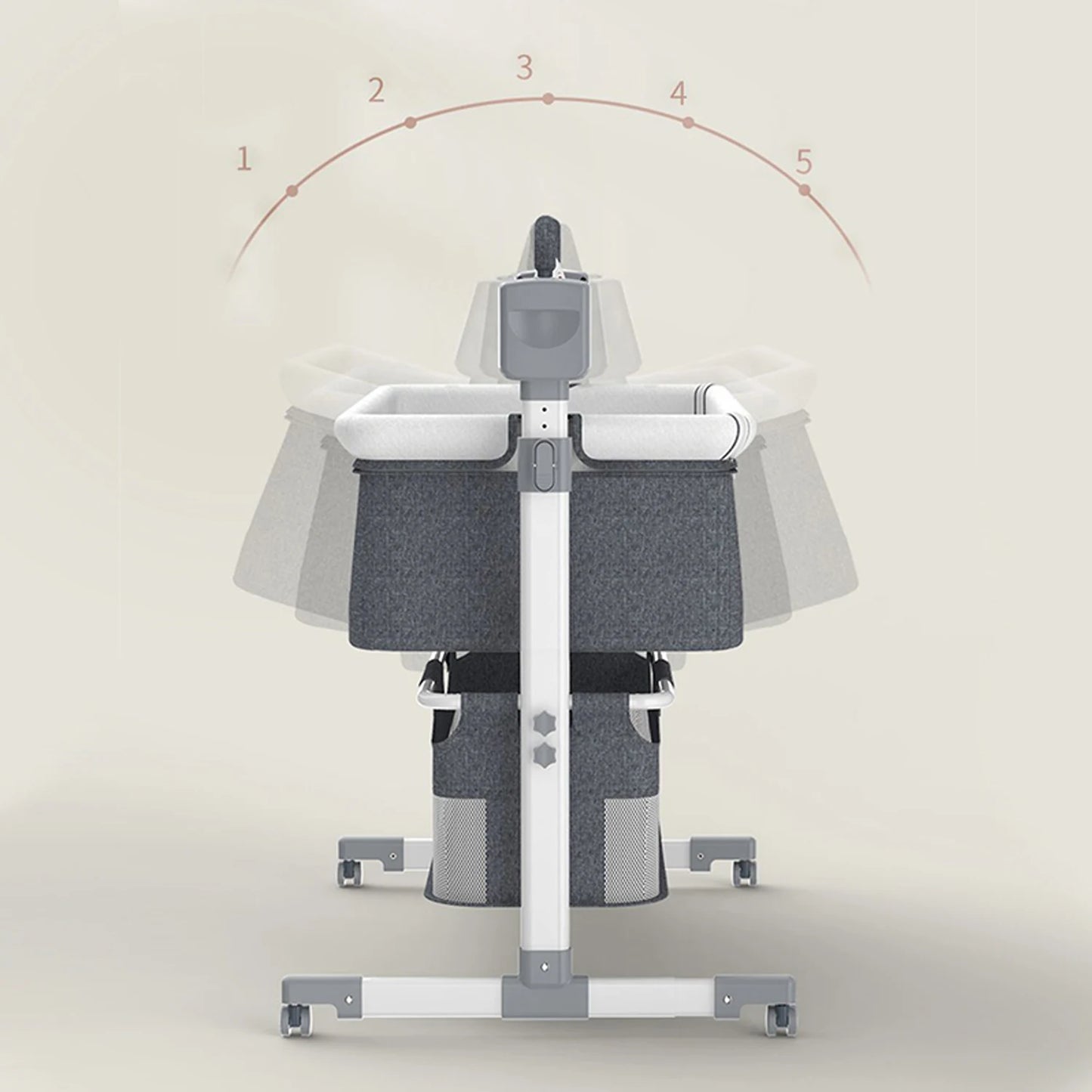 Berceau Bébé Électrique Automatique avec Télécommande 👶🛏️